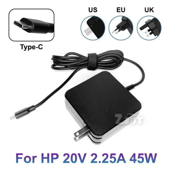 Adaptateur 20V 2.25A 45W USBC TYPEC AC ADAPTER CHARGEUR D'ordinateur