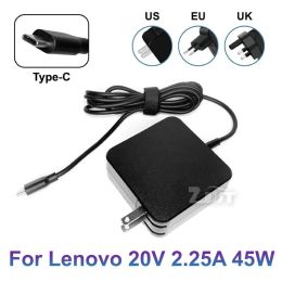 Adapter 20V 2.25A 45W USBC TYPEC LAPEC LAPTOP PD LADER AC POWER -ADAPTER VOOR LENOVO DATEPAD X270 E490 X1 TABLET CO2 -YOGA 4 5 6 730