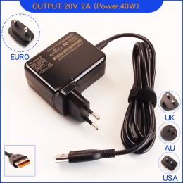 Adapter 20V 2A Notebook Ac Adapter Oplader voor Lenovo IdeaPad Miix 70012ISK 80QL0009US, 80QL0000US 80QL000CUS, 80QL0020US