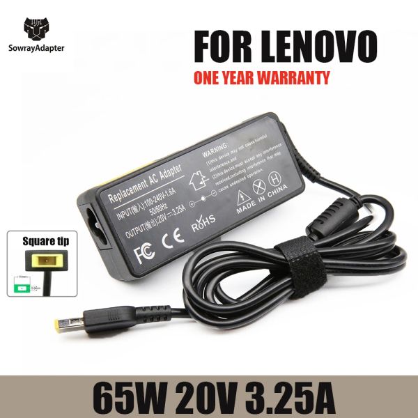 Adaptador 20V 3.25A CA Adaptador CARGADO COMPORTADOR PARA LENOVO THISHPAD X240 X270 X260 K3IML 14SIWL E440 E450 E550 E560 E431 45N0262 G5070