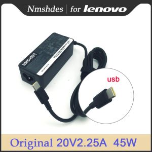 Adaptateur 45W USB C Charger pour Lenovo Carbon T480 T580S P52S P53S, Yoga C940 C740 730 910 920 13 73013IKB 4x20M26268 Adaptateur de puissance
