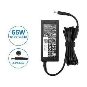 Adaptateur 65W Adaptateur de puissance pour Dell Inspiron 3157 3458 5458 VOSTRO 15 3568 XPS 11 12 13 9343 9360 Chargeur d'ordinateur portable 0G6J41 0MGJN9 4,5 * 3,3 mm