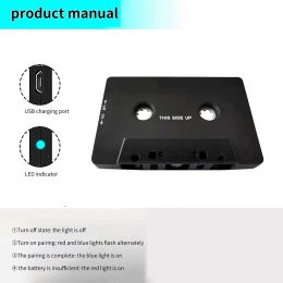 Adapter Auto Bluetooth Converter Car Tape MP3/SBC/Stereo Bluetooth Audiocassette voor Aux Adapter Smartphone Cassette Player Adapter