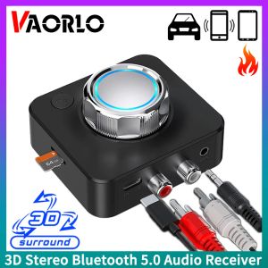 Adapter Bluetooth 5.0 Odbiornik Audio 3D Muzyka Stereo Adapter Bezprzewodowy Karta TF RCA 3,5 mm 3.5 Aux Jack Do Zestawu Samochodowego Prze