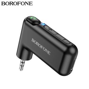 Adaptateur Borofone AUX BT Car Bluetoother 5.0 Récepteur récepteur Adaptateur 3,5 mm Jack Player Musique sans fil Recolet sans fil