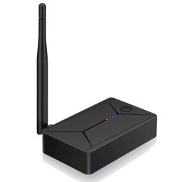 Adaptateur DC 5V Wireless Audio Bluetooth 5.0 Adaptateur d'émetteur 3,5 mm Cooxial Fibre Entrée noire Abs pour le casque d'écoute PC TV PC