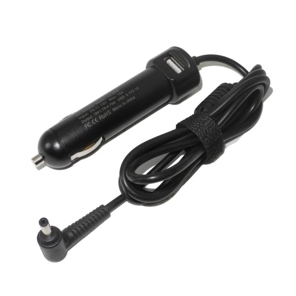 Adaptateur DC Adaptateur Adaptateur Ordinateur de voiture pour ordinateur portable pour ASUS UX21A UX32A UX31A UX32V VIVOBOOK S200 S220 X200T X202E Taichi 21 5v Chargeur USB USB