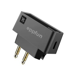 Adaptateur Eppfun AK3046E Bluetooth 5.0 Émetteur d'avion avec un dongle d'adaptateur audio de prise de 3,5 mm pour les écouteurs d'écouteurs