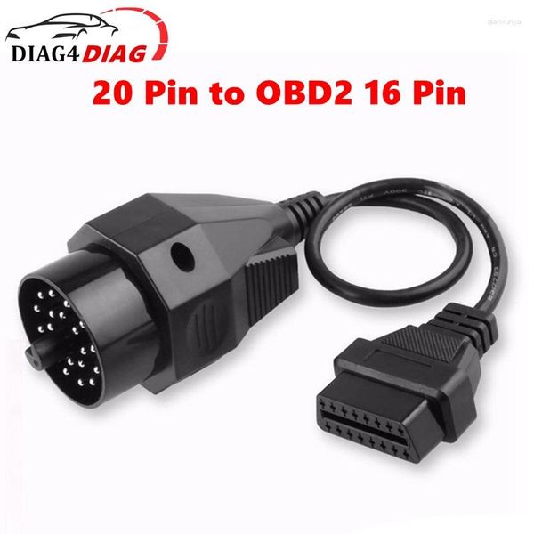 Adaptador para conector hembra de 20 pines a OBD2 de 16 pines Cable E36 E39 X5 Z3 de 20 pines