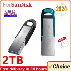 Adaptador Forsandisk Pen Drive 2TB USB3.0 Flash Drive 1 TB Memoria Pendrive Typec Micro USB Stick para tarjeta de video/mini cámaras/PS Vita