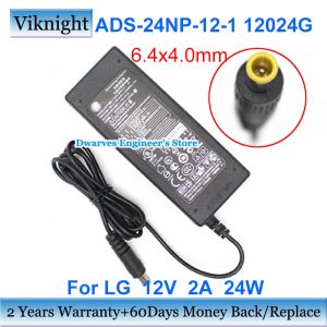 Adaptador genuino 12V 2A AC Adaptador ADS24NP121 12024GeaY60740801 Cargador para LG W1943S Monitor Flatron E2050PN E2260VPN E1940T E2040T