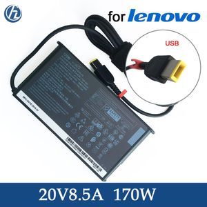 Adaptateur authentique chargeur d'adaptateur AC pour ordinateur portable 170W pour Lenovo Thinkpad P50 / P51 / P70 / P71 / W540 / W541 20V 8.5A Alimentation USB pour la pointe