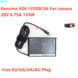 Adaptateur véritable ADL135SDC3A 135W 20V 6.75A ADL135SLC3A adaptateur secteur pour Lenovo Thinkpad X1 R720 YOGA 16 Y700 chargeur d'alimentation pour ordinateur portable