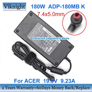 Adapter Echt ADP180MB K AC Adapter Voor 19.5V 9.23A 180W Voeding Laptop Oplader 7.4x5.0mm 1 Pin in Center