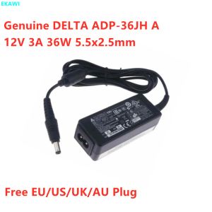 Adaptateur authentique Delta Adp36JH A 12V 3A 36W 5.5x2.5mm Adp36JH B Adp36EH C Adaptateur AC pour le chargeur d'alimentation pour ordinateur portable Monitor