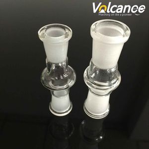 Adaptateur en verre 12 styles 10mm 14mm 18mm Adaptateurs mâles femelles pour narguilés recycleurs plates-formes pétrolières Bongs