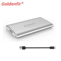 Adaptateur GoldenFir Type court SSD Portable USB 3.0 64 Go 128 Go 256 Go 512 Go 1TB Drive à état solide externe