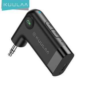 Adaptateur Kuulaa Bluetooth Receiver 5.0 3,5 mm Adaptateur sans fil audio AUX Jack pour les écouteurs PC Mic 3.5 Bluetooth 5.0