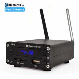 Adapter L7 HiFi Bluetooth 5.0-ontvanger DAC Stereo Audio-voorversterker USB-muziekspeler FM-radio Hoofdtelefoonversterker Ondersteunt UDisk SD-harde schijf