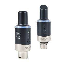 Adaptateur Lekato MW1 5,8 GHz Système de microphone de récepteur sans émetteur de 5,8 GHz PLIGNE SYSTÈME DE MICROS SUR XLR pour le microphone dynamique de l'effecteur