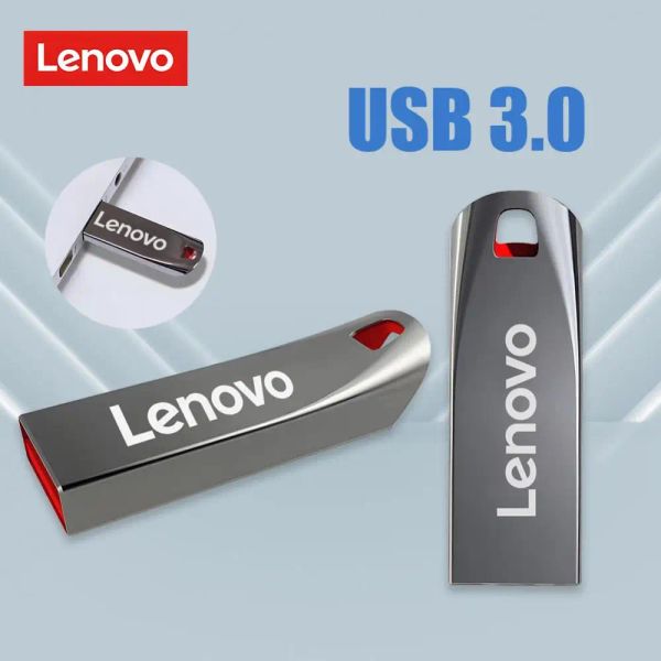 Adaptateur Lenovo 2TB USB Drive flash 256 Go 128 Go USB 3.0 Drive de stylo 1 To Tiny Pendrive Memory USB Stick Storage Disk U pour PC