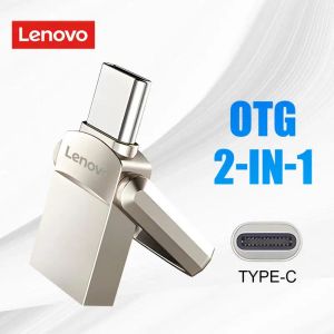 Adapter Lenovo Extreme USB 3.0 USB Flash Drivers Typec OTG 512GB 256 GB USB Memory USB Flash Memory Stick Pendrive 128 GB Holiday Gift