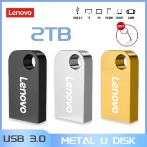 Adaptateur Lenovo Mini Pen Drive 2TB 1TB 512 Go Mémoire portable Portable Uproof Disk Highpeed USB3.0 TRANSMISSION DE DONNÉ