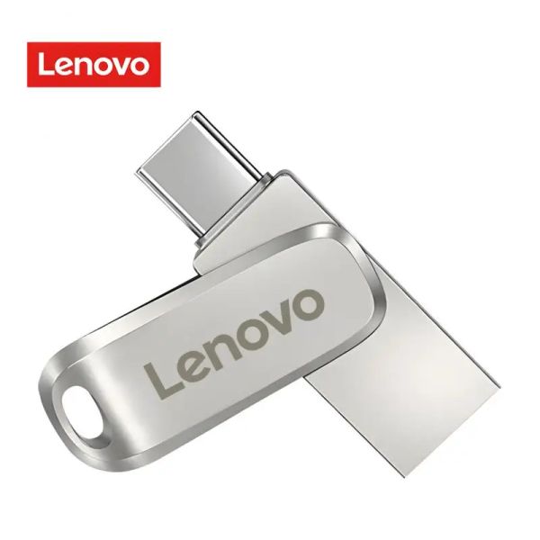 Adaptateur Lenovo OTG Typec USB Flash Drive USB3.0 Pen Drive étanche Pendrive 2Tb Disque flash Mémoria USB pour ordinateur portable / PS4 Livraison GRATUITE