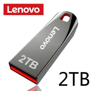 Adapter Lenovo Ultra USB -flashstations 128 GB USB 3.0 High Speed Pen Drive USB 2TB Pendrive 128 512GB PC/Laptop USB Memory Holiday Cadeau