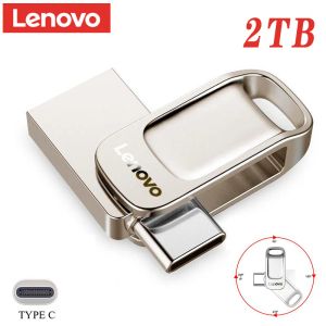 Adaptateur Lenovo USB 3.0 à haute vitesse 2 To Disque flash MINI MINI PEN DRIVE 1 To Drives flash imperméables pour l'adaptateur Typec de la caméra pour ordinateur portable