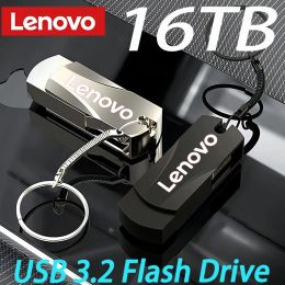 Adaptador Lenovo USB MEMORIA 16TB OTG METAL USB 3.0 Clave de transmisión de lápiz 8TB 2TB TIPO C Alta velocidad Pendrive Mini Memory Flash Memory Stick