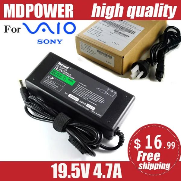 Adaptateur MDPower pour Sony Viao VGNCR31 / P CR31 / W CR322H ordinateur portable Alimentation électrique Power Adaptor Adapter Charger Cord 19.5V 4.7a