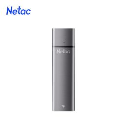 Adapter NetAC SSD Case M.2 SATA SSD Portable Hard Drive Case HD Externo M/B sleutel SSD Disk PC Case Box HDD -behuizing