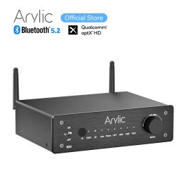 Adaptateur New Arylic B50 Bluetooth 5.2 Récepteur d'émetteur APTX HD Adaptateur Adaptateur Audio sans fil pour les écouteurs TV Home Stéréo