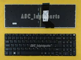 Adaptateur New UK English Clavier pour Acer Aspire E5774 E5774G ES1523 ES1523G ES1533 F5521 Backlit noir de l'ordinateur portable