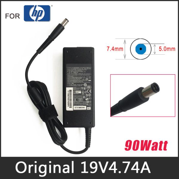 Adaptateur d'alimentation Original 90W 19V 4,74 a pour HP Envy Pavilion PPP012DE TPCLA57 TPCDA57 709566001, chargeur secteur pour ordinateur portable