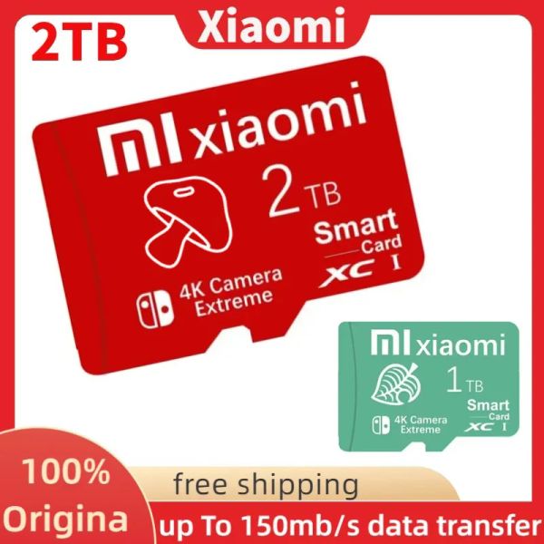 Adaptador Original Xiaomi 2TB 128GB Tarjeta de memoria 1TB Micro TF SD Tarjeta 512GB Tarjeta TF de alta velocidad Cartao de Memoria para Nintendo Switch 3DS