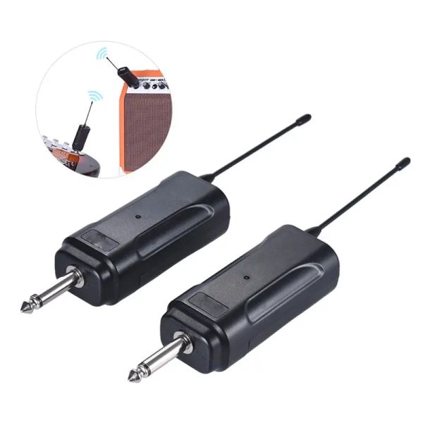 Adaptateur émetteur de système audio multi -omérophile sans fil portable avec récepteur pour guitares électriques Instrument de musique en violon électrique