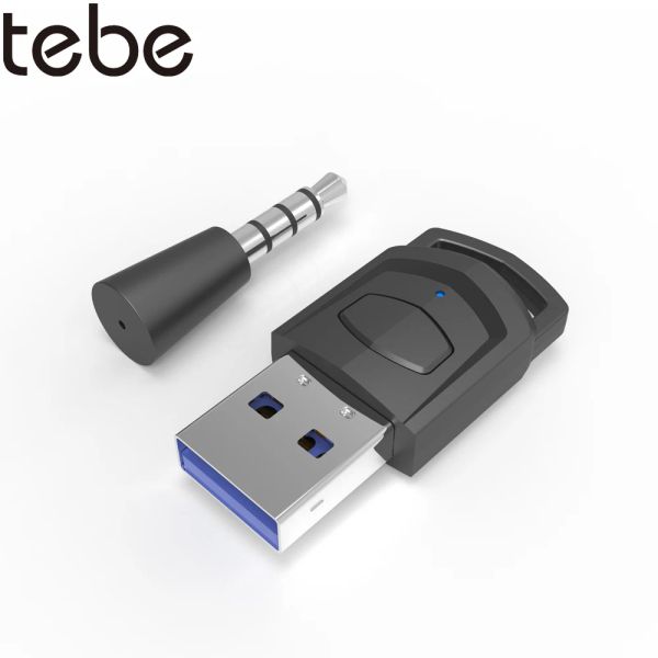 Adaptateur TEBE USB BT 5.0 Adaptateur audio pour PS4 PS 3.5 mm AUX Low LAFENCE WIRESS WIRESS BLUETOOTH TRANSTE