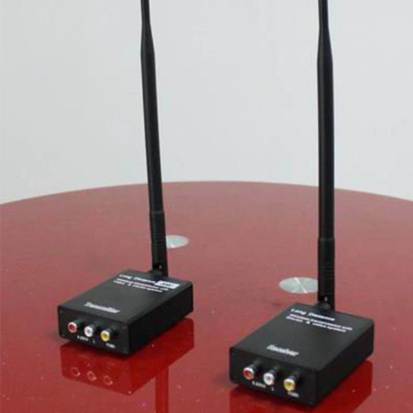 Kit de récepteur de l'émetteur adaptateur Long plage 3 km 2,4 GHz Musique Hifi sans fil vidéo stéréo stéréo anti-interférence maison faible latence