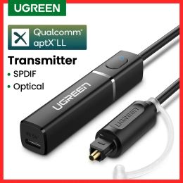 Adaptateur ugeren bluetooth 5.0 émetteur tv tv casque pc aptx ll numérique toslink optical spdif adaptateur music transmetteur sans fil émetteur