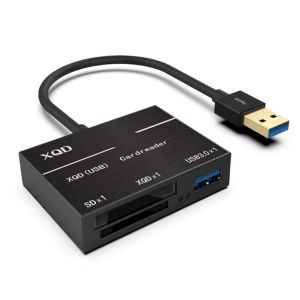 Adaptador USB 3.0 / Tipo C USB C XQD SD Card Reader 500MB / S Cámara de cámara de alta velocidad Adaptador