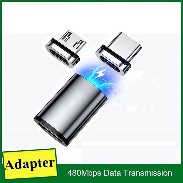 Adaptador USB OTG Carga y transmisión de datos Tipo C o Android Hembra a Magnetic Micro Type-C