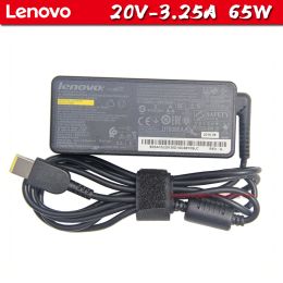 Adapter Gebruikt Lenovo Charger X240 G400 G40 Laptop Adapter 20V3.25A netsnoer T440S Thinkpad vierkant