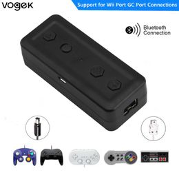 Adapter Vogek Switch BluetoothCompati Converter 5 in 1 draadloze handgreepconverter voor Nintend Switch WII/NES/SNES/PC GameCube -adapter