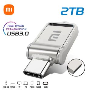 Adaptateur Xiaomi 1TB USB Flash Drive OTG 2TB PENDRIVE HAUTPEED MEMORY Stick 512 Go 256 Go de disque flash portable USB3.0 U pour appareil photo