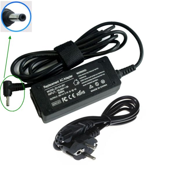 Adaptateurs 19v 2.1a 40W Charger adaptateur pour Voyo VBook i7plus Core i7 Tablet PC Alimentation avec UE / US / AU / UK Câble