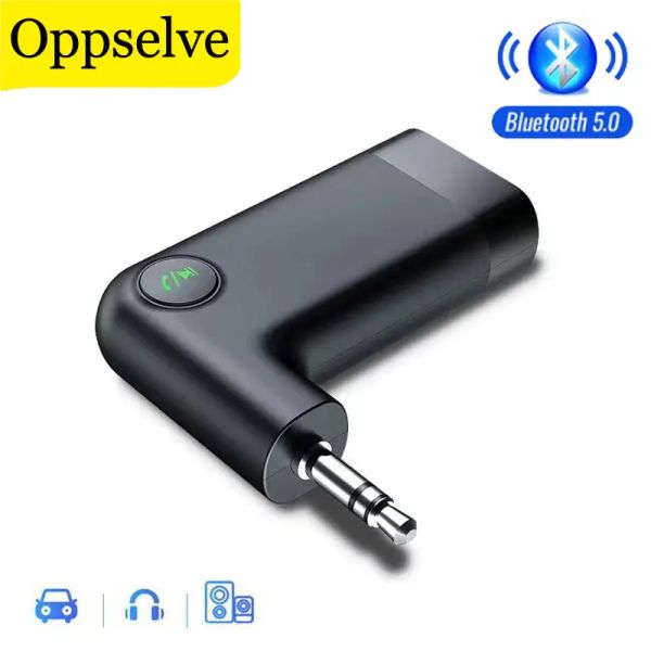 Adaptateurs / Dongles Adaptateur Bluetooth pour haut-parleur sans fil 3,5 mm Jack Bluetooth 5.0 Adaptateur de récepteur Hands Free Car Kit Audio Musique Casqueur