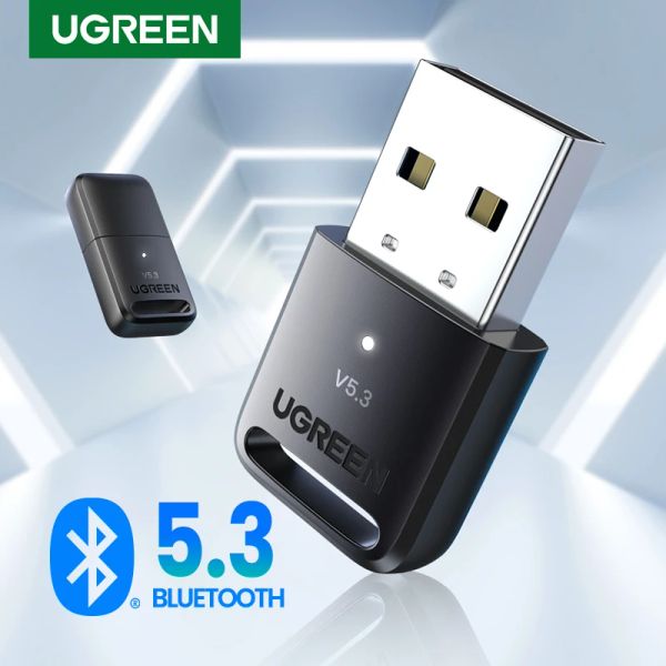 Adaptateurs / Dongles UGREEN USB Bluetooth 5.3 Adaptateur de dongle pour le haut-parleur PC Wireless Mouse Keyboard Musique audio Récepteur audio Bluetooth