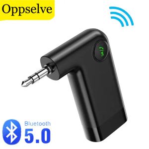 Adapters/Dongles Wireless 3,5 mm Jack Bluetooth 5.0 ontvanger Audio -adapter voor luidsprekerauto oortelefoon Muziek Handvrije headset 3.5 AUX Audio Convener